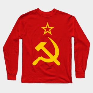 Soviet Symbols Star, Hammer And Sickle Long Sleeve T-Shirt